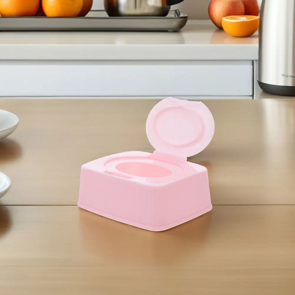 5 قطعة الأطفال مناديل مبللة صندوق تخزين الغبار مناديل الوجه الحاويات المحمولة حامل السفر لحقيبة الحفاضات إعادة الملء الرطب