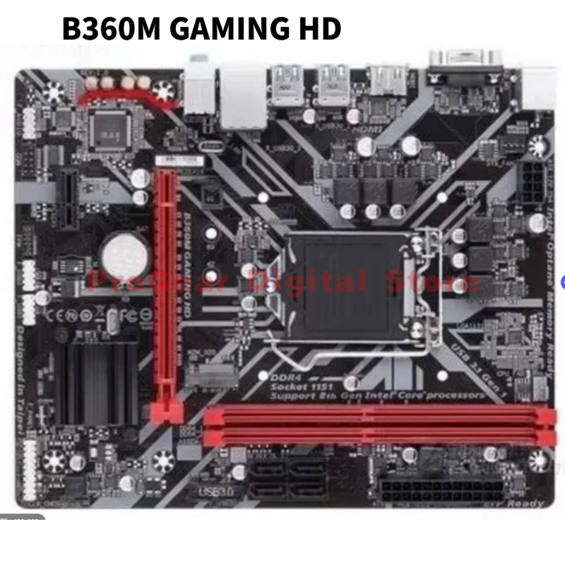

Used for GIGABYTE B360M GAMING HD LGA1151 mATX DDR4 Motherboard