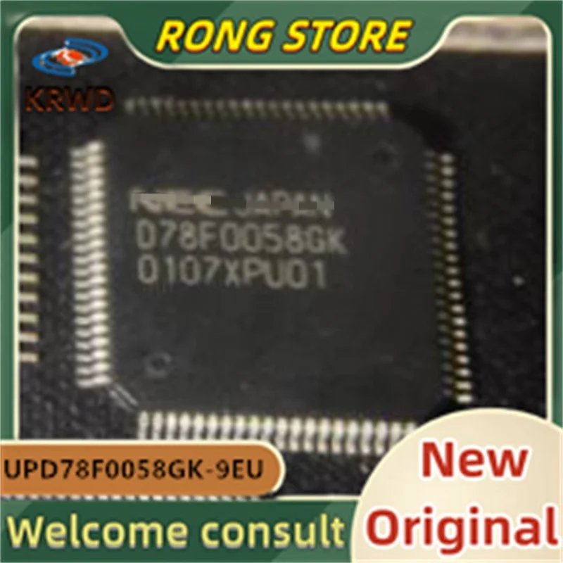 

D78F0058GK Новый и оригинальный UPD78F0058GK-9EU UPD78F0058GK TQFP80