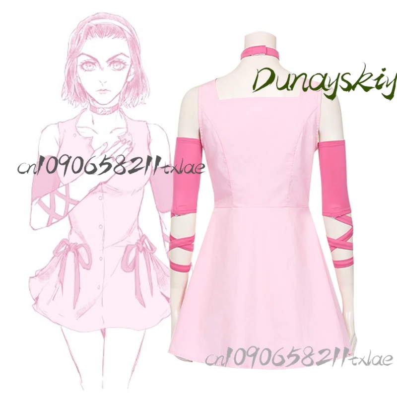 Sugimoto Reimi อะนิเมะ JO คอสเพลย์ JO เครื่องแต่งกาย Bizarre วิกผมรองเท้าผจญภัยน่ารักสาวกระโปรงผู้หญิงชุดปาร์ตี้ฮาโลวีนชุด