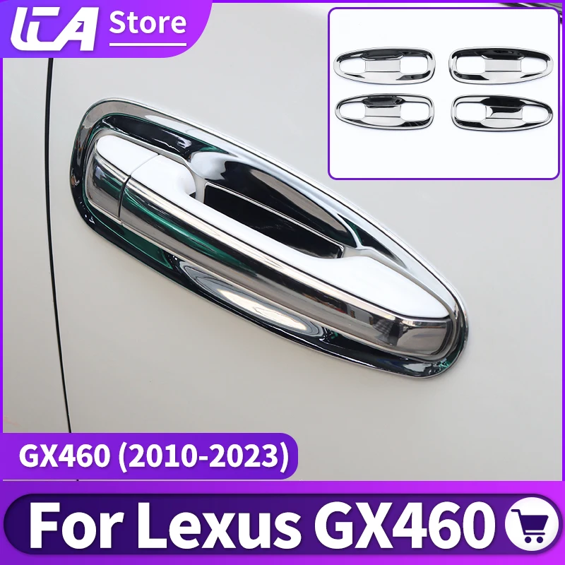 

Для 2010-2023 Lexus GX460 отделка двери автомобиля из нержавеющей стали GX 400 аксессуары для обновления внешнего вида 2022 2021 2020 2019