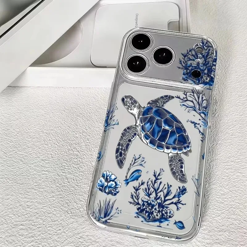 Ocean Life Turtle Phone Case For Samsung Galaxy A27 A37 A57 A16 A07 A17 A36 A26 A56 A55 A35 A25 A15 A05s A54 A24 A14 A06 4G 5G
