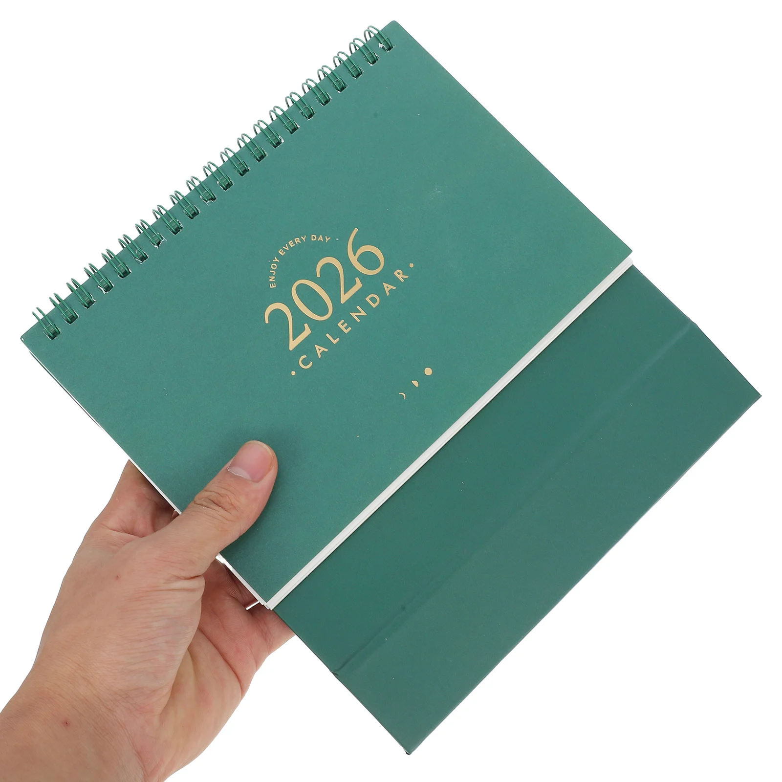 

2pcs Desk Calendar 2026 Retro Flip Tabletop Planner Standing Desktop Calendar For Office Home Study Daily Habit Tracker 2026