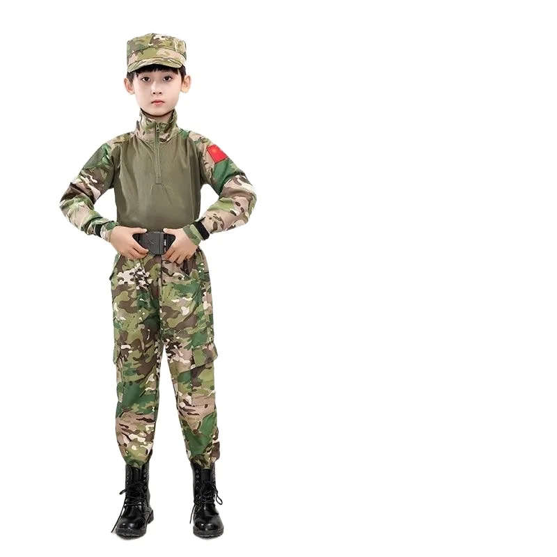 Outdoor military training suit special forces training suit children's summer camp camouflage frog suit long and short sleeves