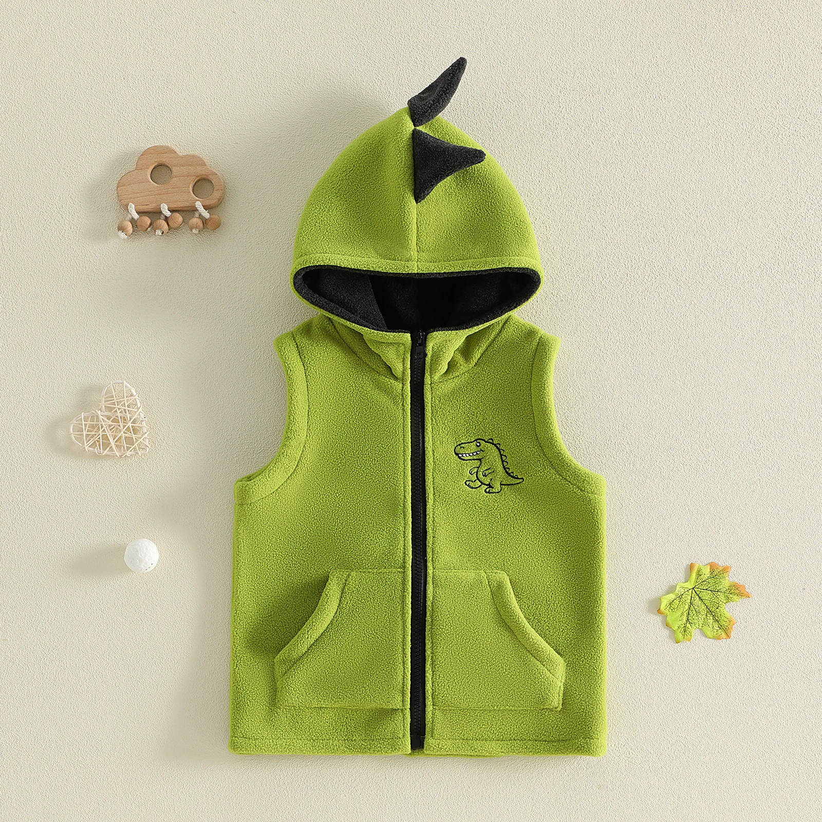 سترة صوفية بغطاء للرأس للأولاد - مراجعة Toddler Boy Winter Fleece Jacket وسعره