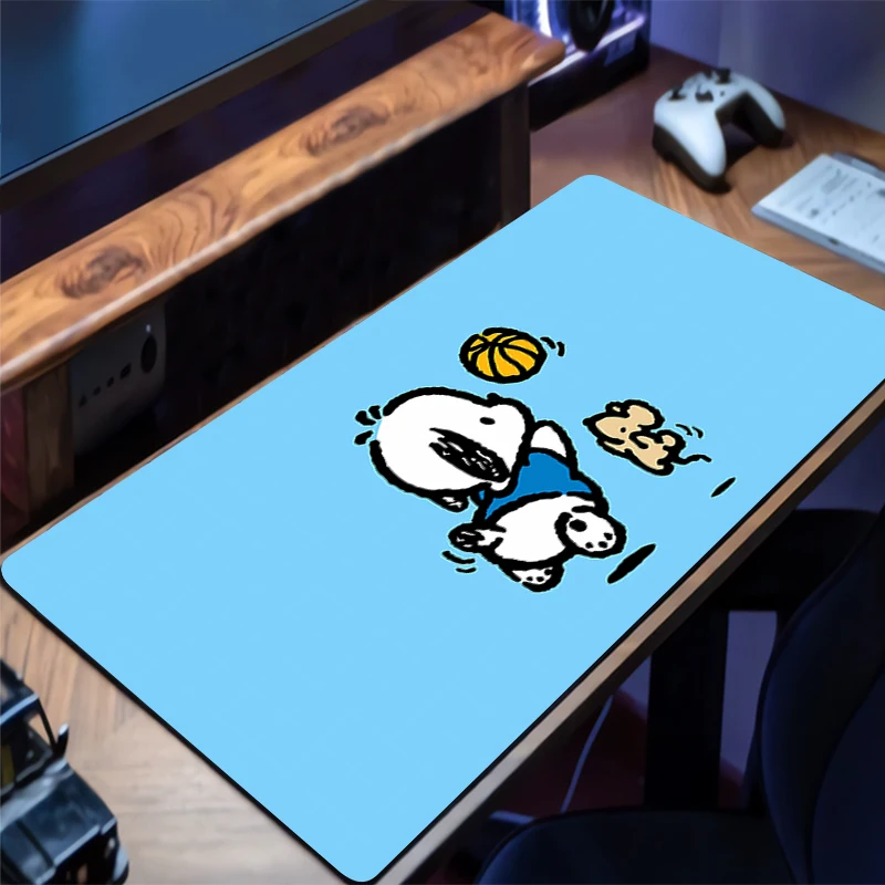 Mauspad Pochacco Anime Gaming XXL Kawaii Zubehör Mousepad Gamer PC Completo Computer Tastatur Pad Teppich Schreibtisch Matte Varmilo