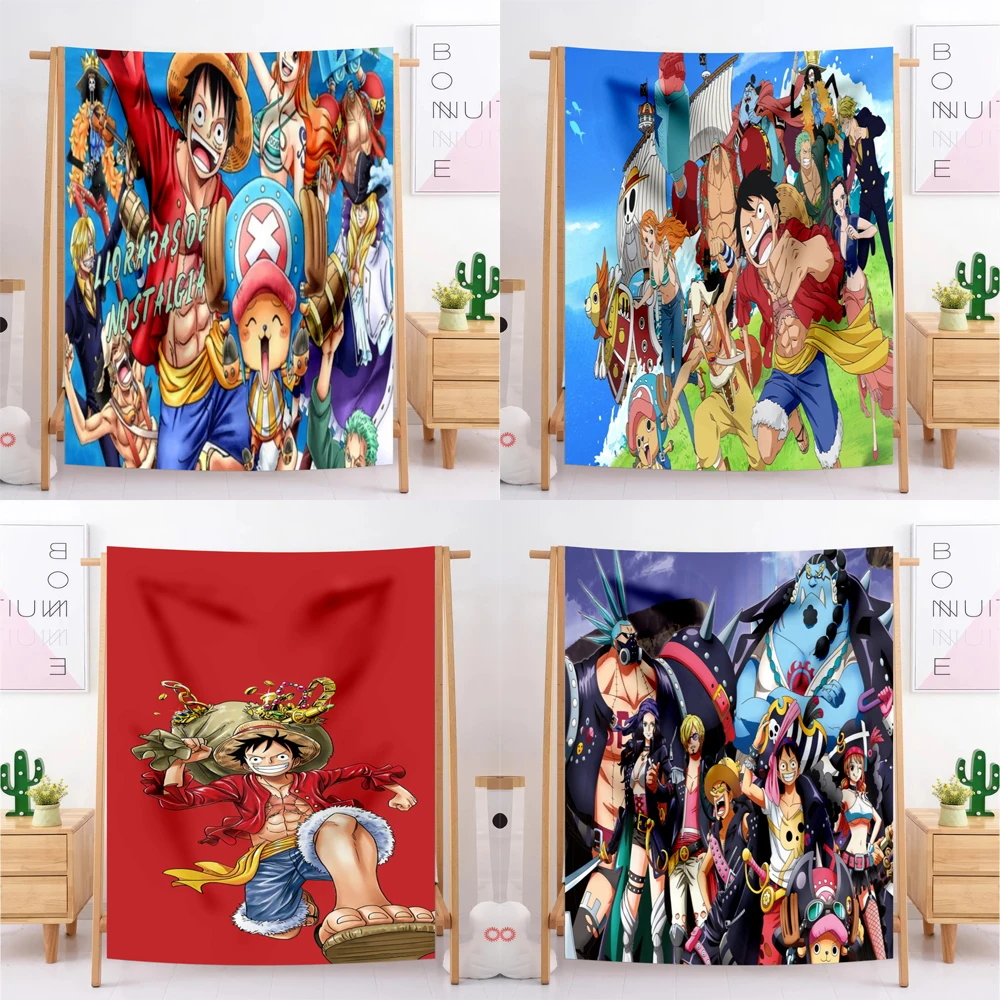 30x40inch Nautical boys Anime HD Printed Flannel Thin Blanket. Blanket.for Sofa,bed,living Rooms,travel Picnic Blanket Gifts