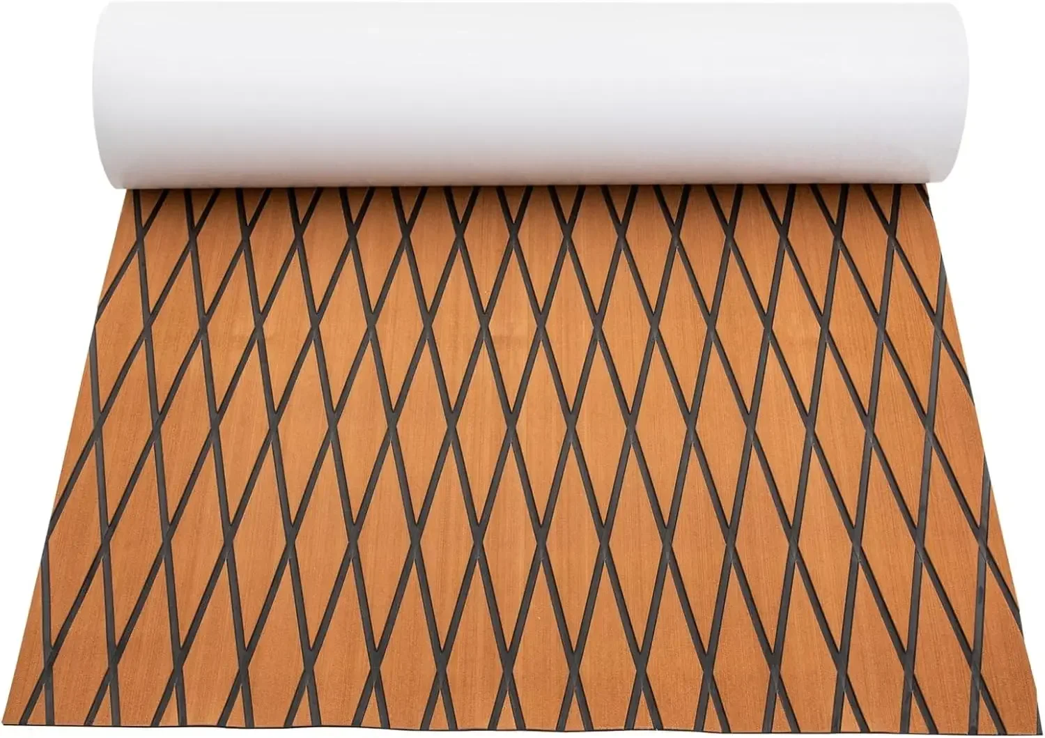 Mata podłogowa z pianki EVA imitująca teak do łodzi i jachtów, antypoślizgowa, morska, dywanik na pokład łodzi i jachtu, 239x89cm