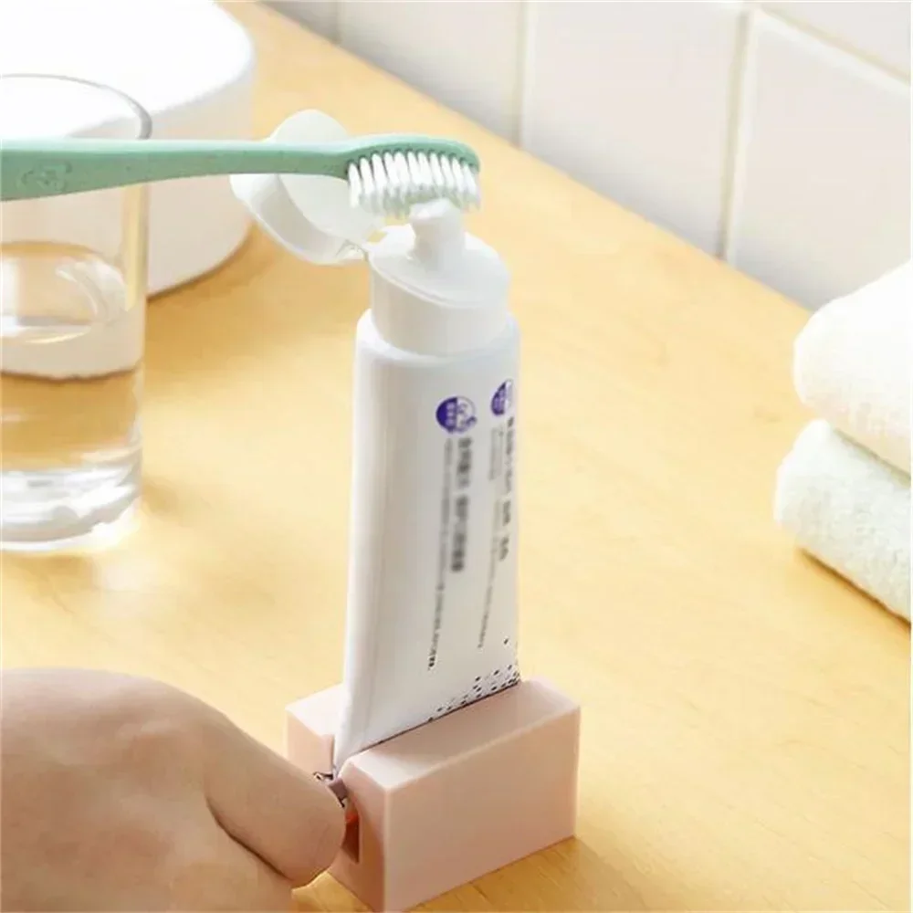 Tooth Paste Dispenser Facial Cleanser Clips Tube Press Tools Dispenser Bathroom Accessories Toothpaste Squeezer Portable