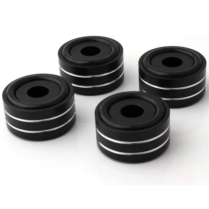 12 個 40X20mm アルミニウム Hifi AMP スピーカー分離スタンド ターンテーブル DAC フィートパッド-VVNB
