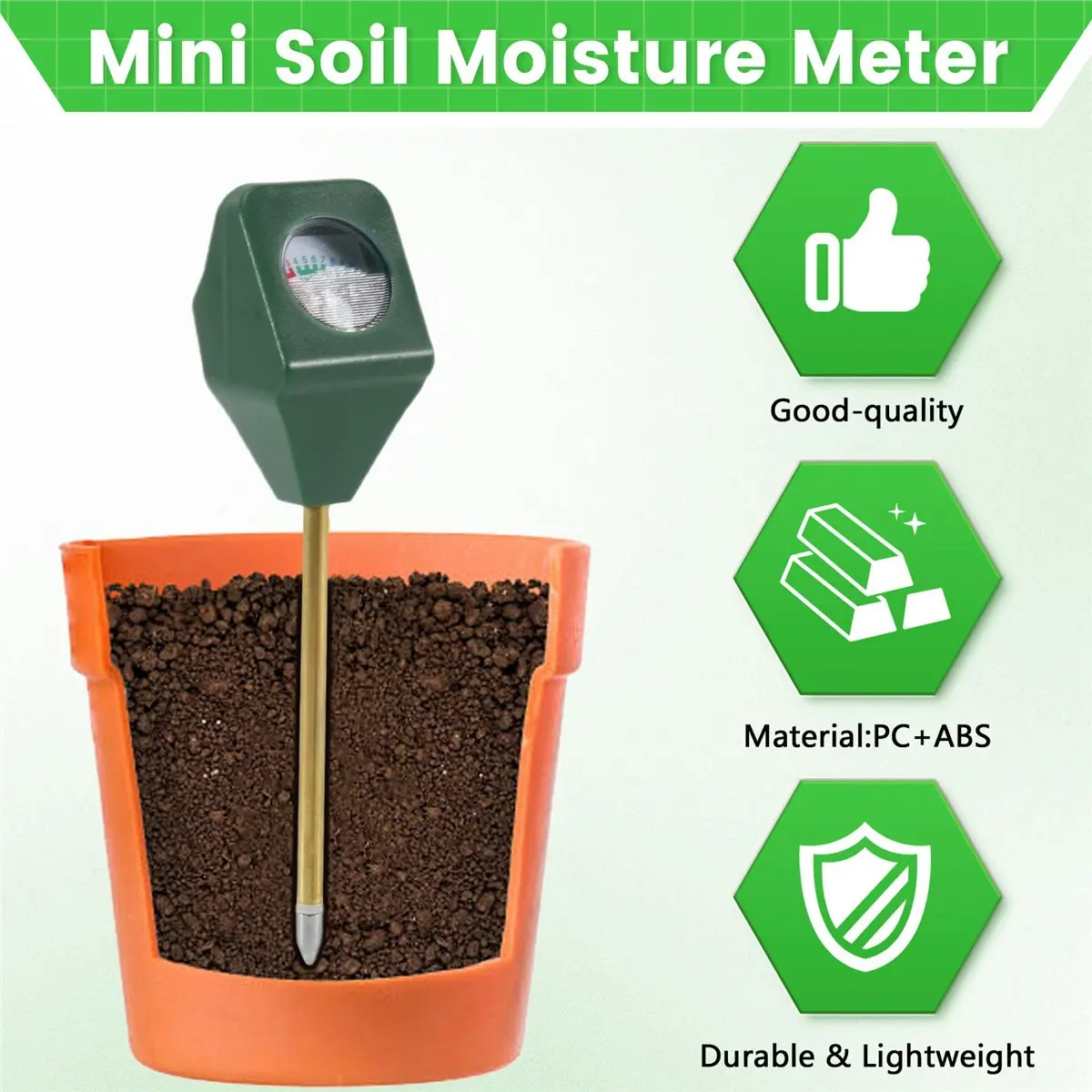 High-quality measuring tools Mini Soil Moisture Meter Moisture Tester Soil Meter Plant Soil Kit in Stock