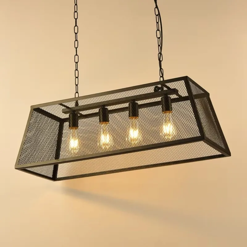 

Retro Restaurant Pendant Lamps Industrial Bar Cafe Internet Bar Clothing Shop Living Room Kitchen Chandelier DropLight