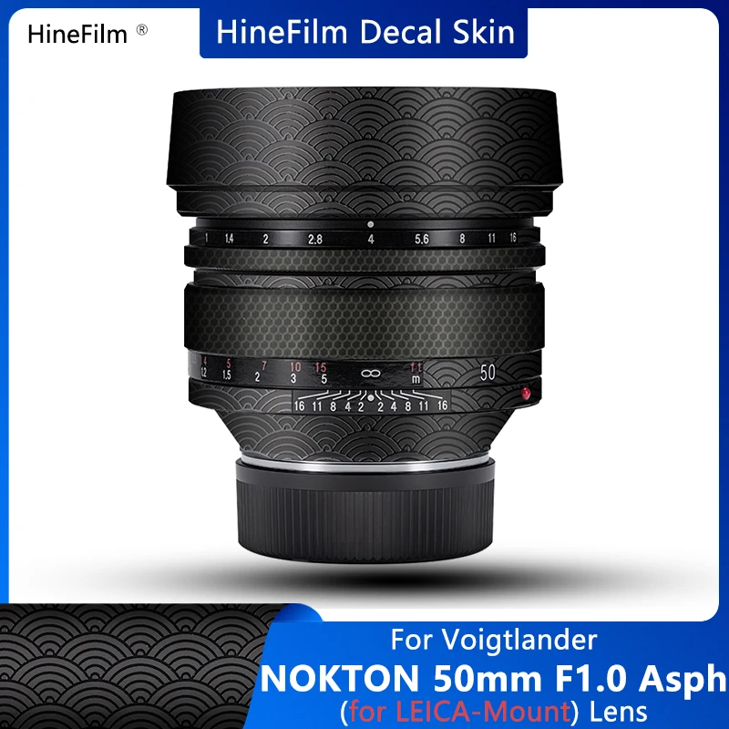 

Hinefilm Skin for NOKTON 50mm F1.0 Aspherical Leica Lens Decal Skins Voigtlander 50 F1 Wrap Cover 50F1 Lens Sticker Protector