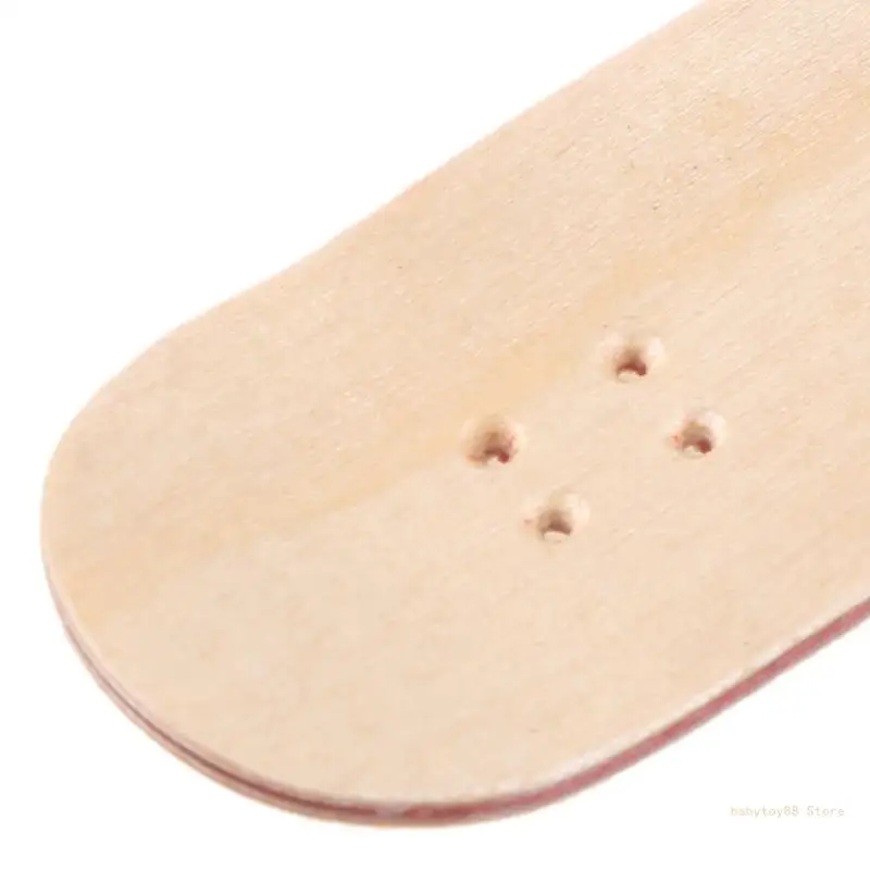 Y4UD Tappetino in legno d'acero per mini skateboard Giocattolo per Accessorio per fai da te