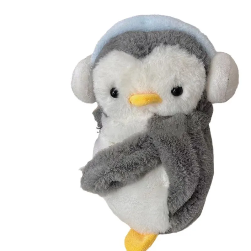Women Penguin plush mobile Phone bag Backpack Cute backpack girl Cartoon Doll shoulder bag