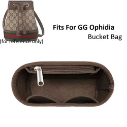 For GG Ophidia Bucket Felt Cloth Insert Bag Organizer Makeup Handbag Travel Storage Organizer Inner Purse Cosmetic Toiletry bags