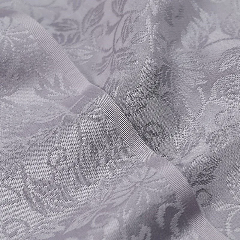 New Chinese-style Hanfu cheongsam and waistcoat fabric made of pure silk flower