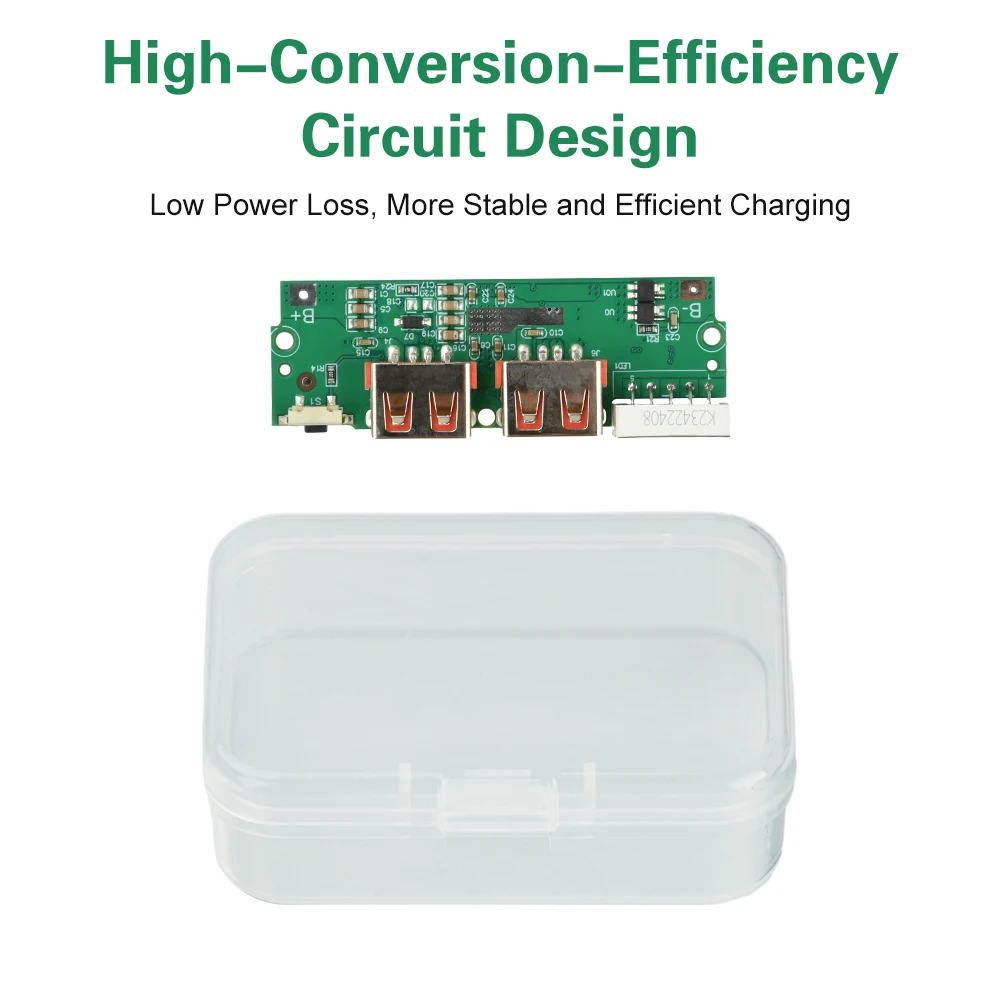 وحدة شحن سريعة 22.5 وات لبنك الطاقة DIY PD QC VOOC 3.7 فولت شاحن بطارية ليثيوم لوحة حماية الدائرة مع شاشة LED #6