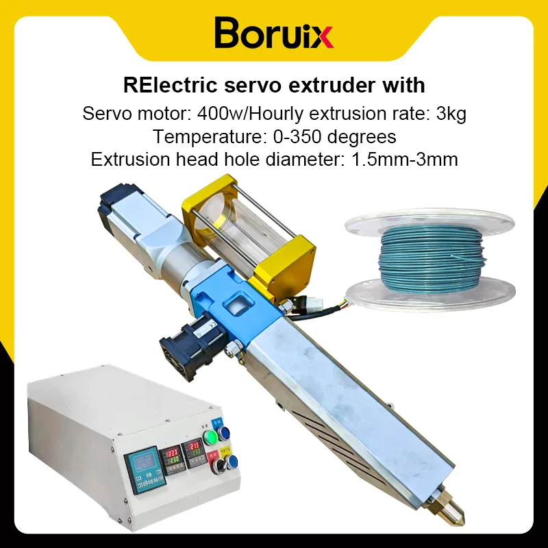 

Electric 3D Printing Extruder 4kg/h Vertical Extruder 1200W Injection Molding Machine Desktop Laboratory Plastic ABS PP