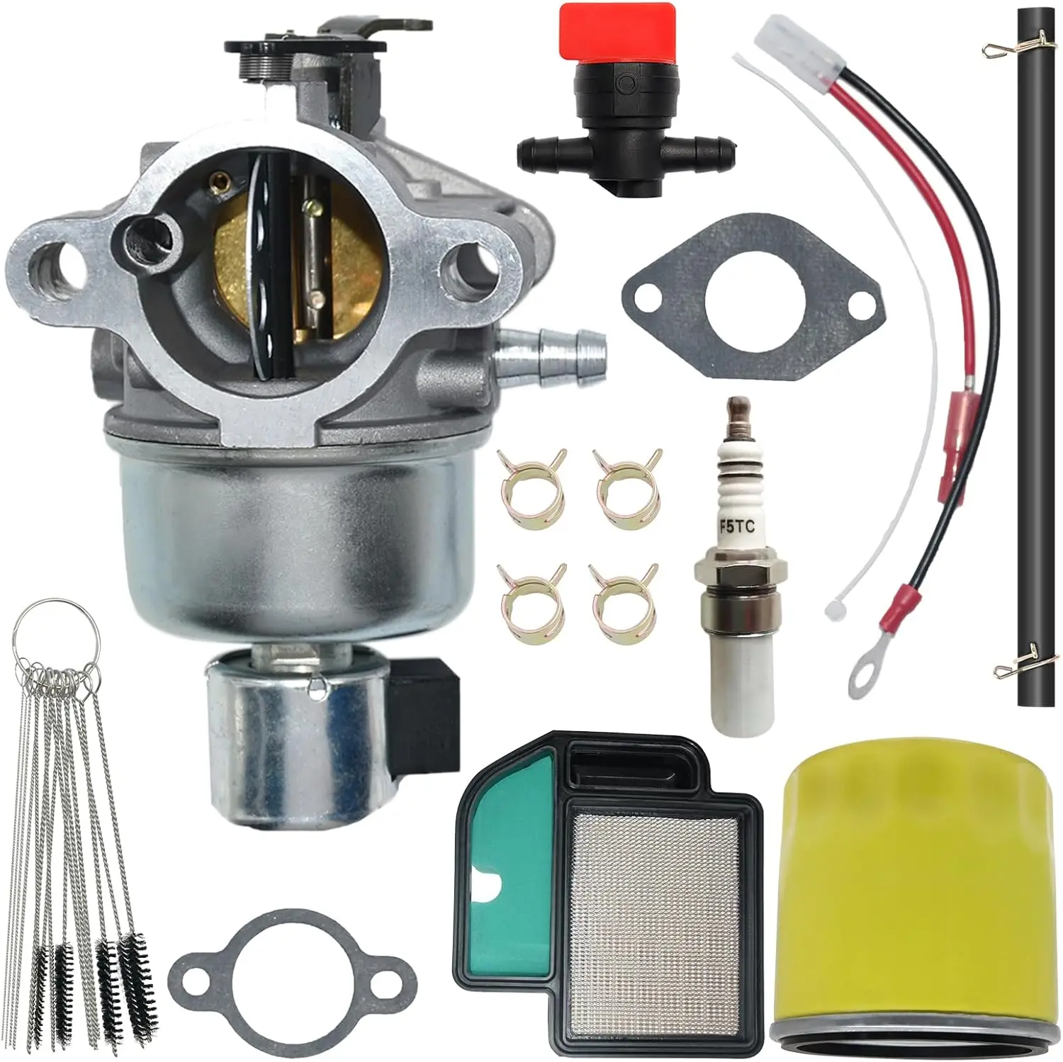 20 853 33-S Carburetor with Air Filter for Kohler SV470 SV480 SV530 19-22HP Cub Cadet Lawn Mower Tractor
