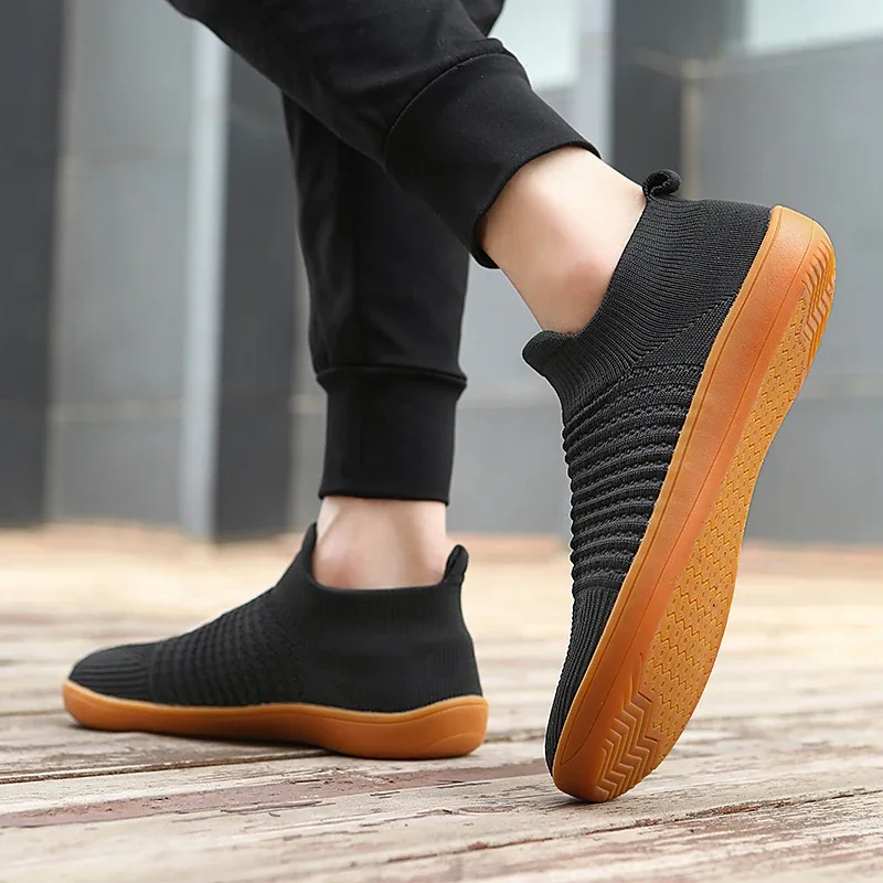 Men Shoes slip on summer Mesh Sneakers Husband Slip-On Casual Shoe breathable Soft Soed Walking Shoes Mommy Shoes Mens Sneakers