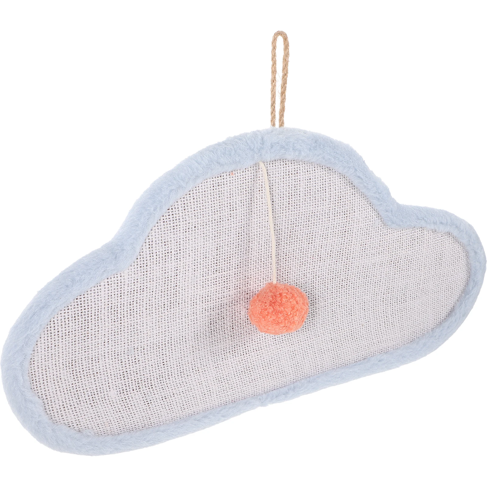 

Cloud Shape Scratching Board Lanyard Kitten Scratch Pad Sisal Hemp Claw Grinding Indoor Cat Hanging Scratch Mat niture