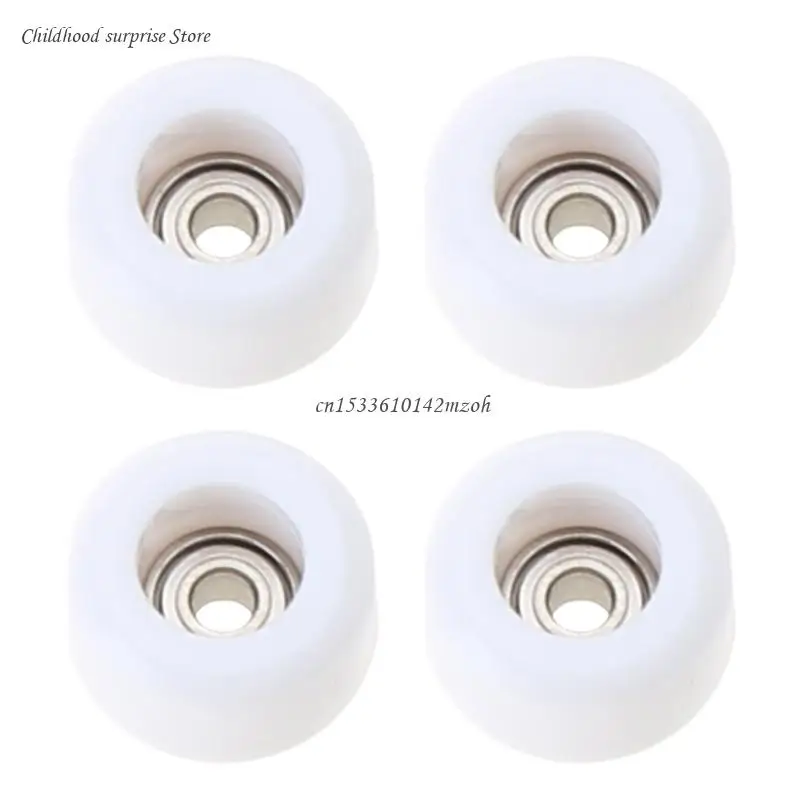 4Pieces Finger Toy Skateboard Spare Wheel Finger Slide Part Professional Kits Dropship