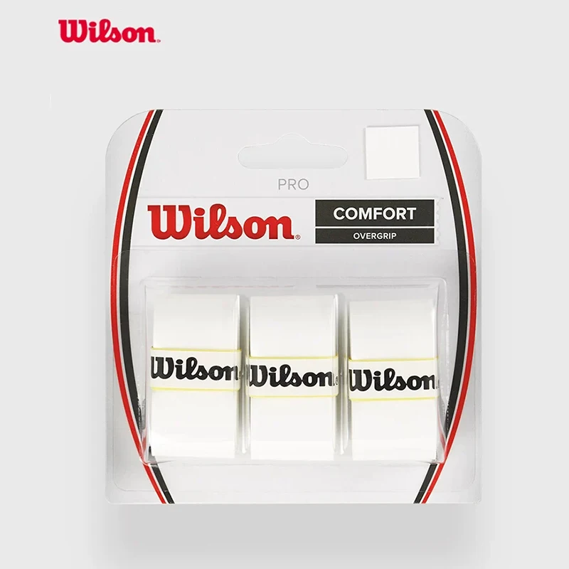 Wilson Tennis Overgrip Original Badminton Hand Glue Sticky Non-slip Racket Overgrip Badminton Tennis Beach Racket Sweatband 3PCS