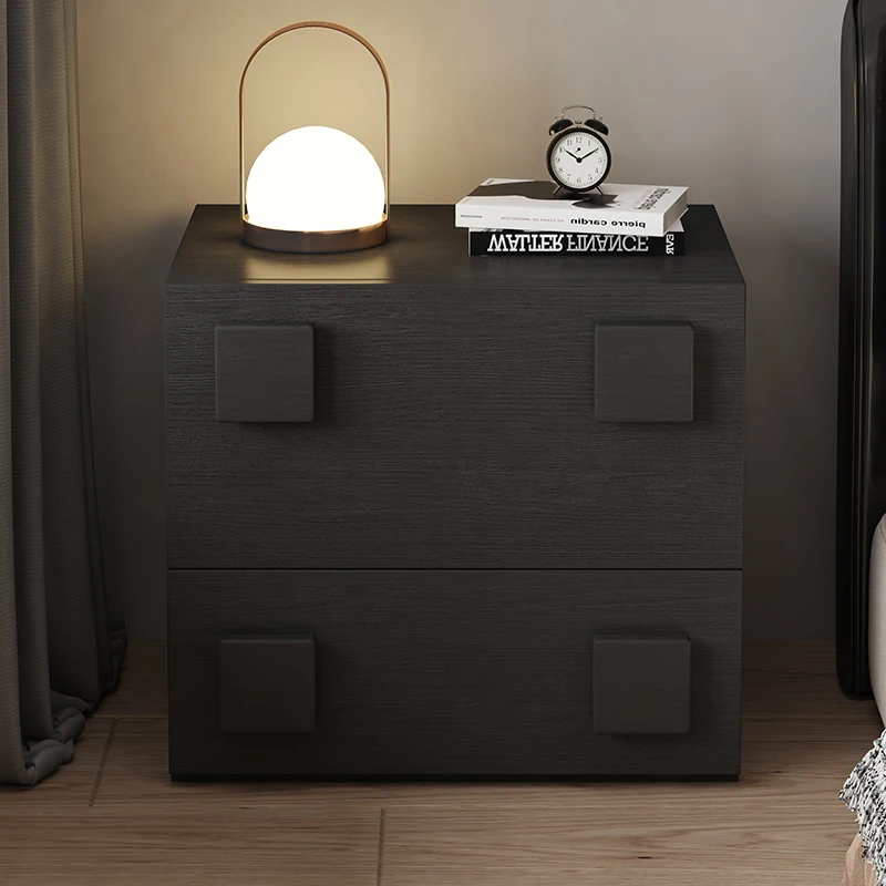 Mesa de Cabeceira Moderna de Madeira, Organizador Móvel e Decorativo para Quarto, Criado-Mudo Luxuoso, Mobiliário de Hotel