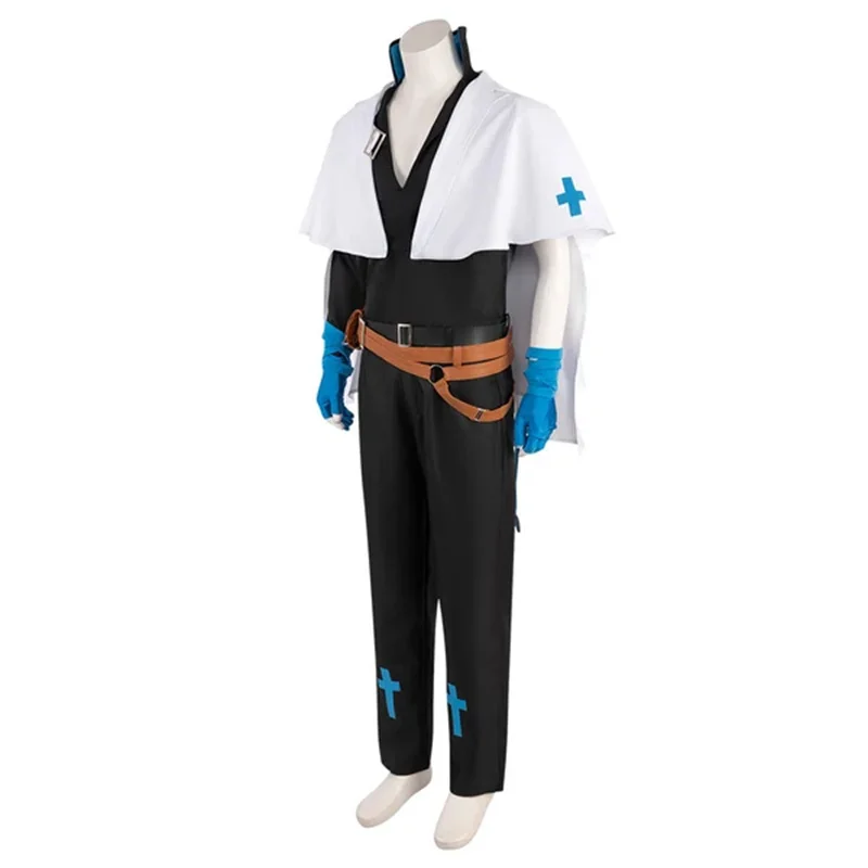 Guilty Gear Gear Ky Kiske Cosplay Costume Men Fancy Battle Suit Uniform Halloween Carnival Party Outfit Custom Made view 3