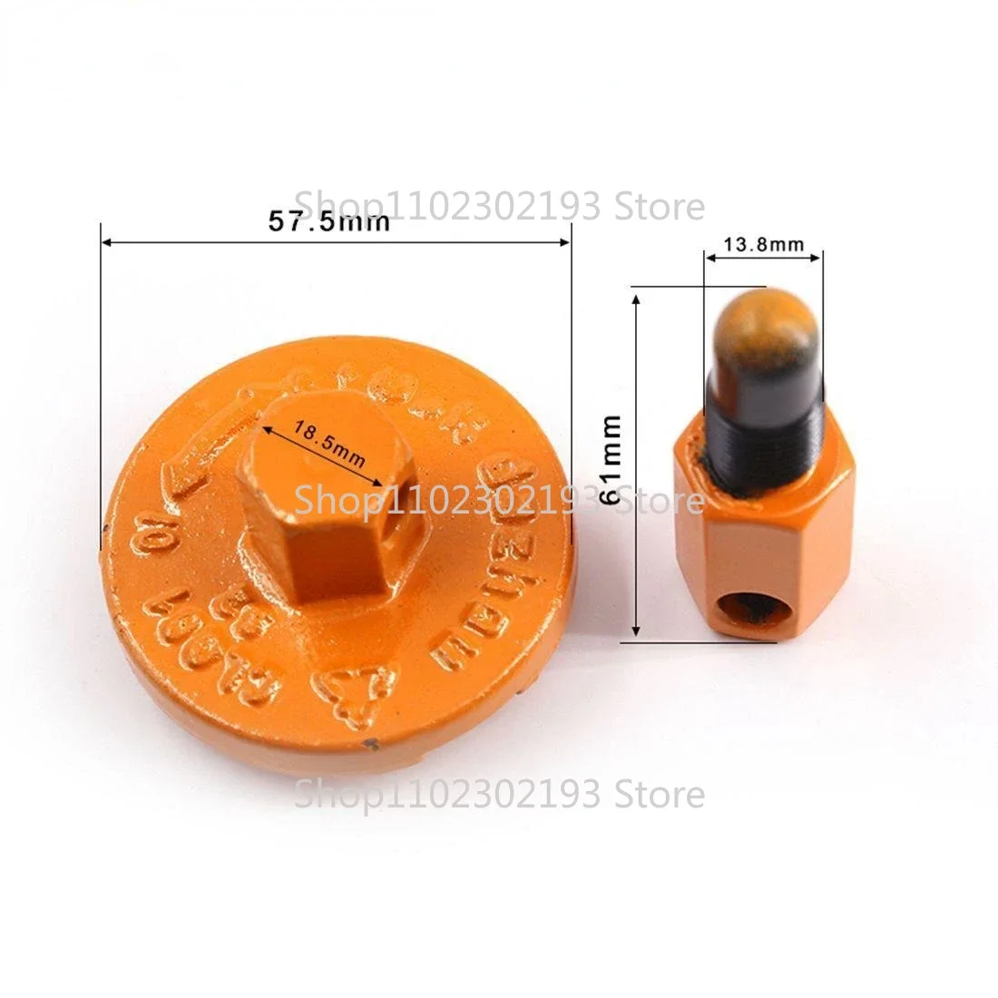 Imagem -05 - Motosserra Clutch Removal Tool Repair Opener Tools Chain Saw Parts 3800 4500 5200 5800 6200 Conjunto