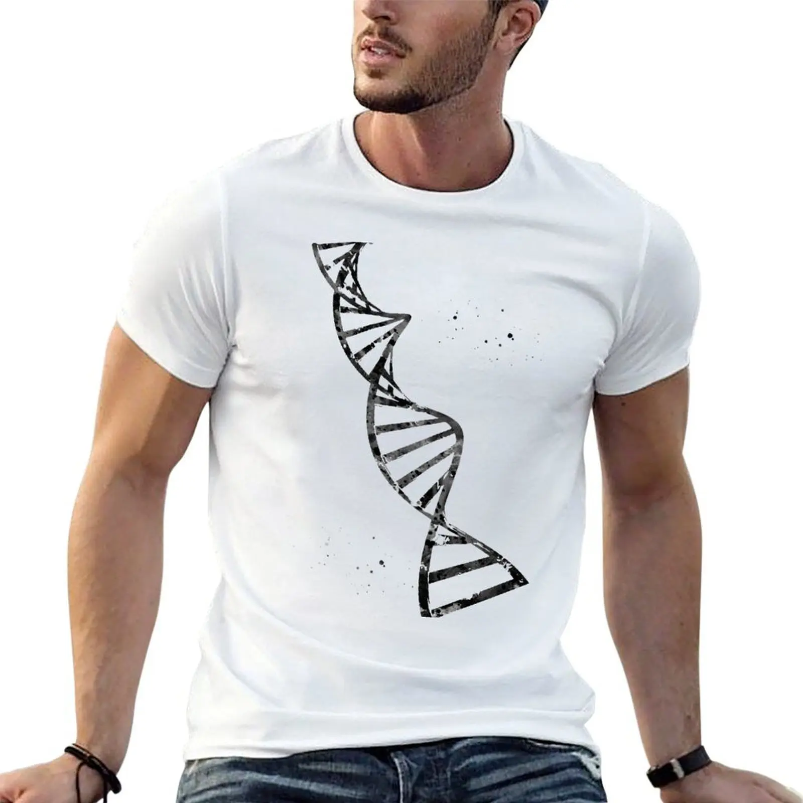 Double helix T-Shirt man t shirts high quality luxury brand man t shirt graphic man tshirt T-shirt