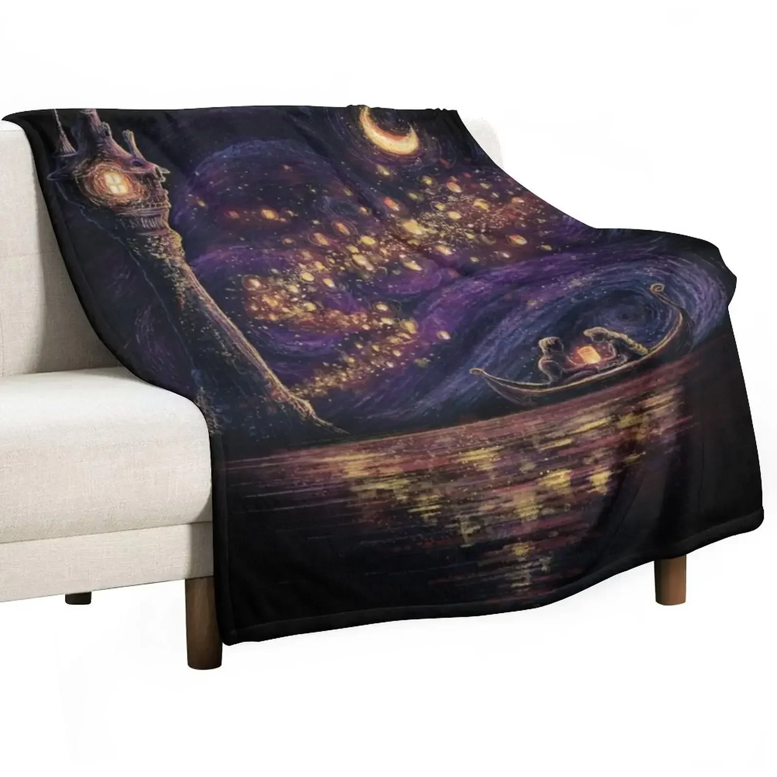 

Lanterns Of Hope Throw Blanket halloween Designers Blankets