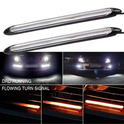페어 동적 흐르는 범퍼 안개 LED 스트립 턴 신호 표시기 VW 골프 5 VI 5K1 폴로 제타 Passat Tiguan 캐디