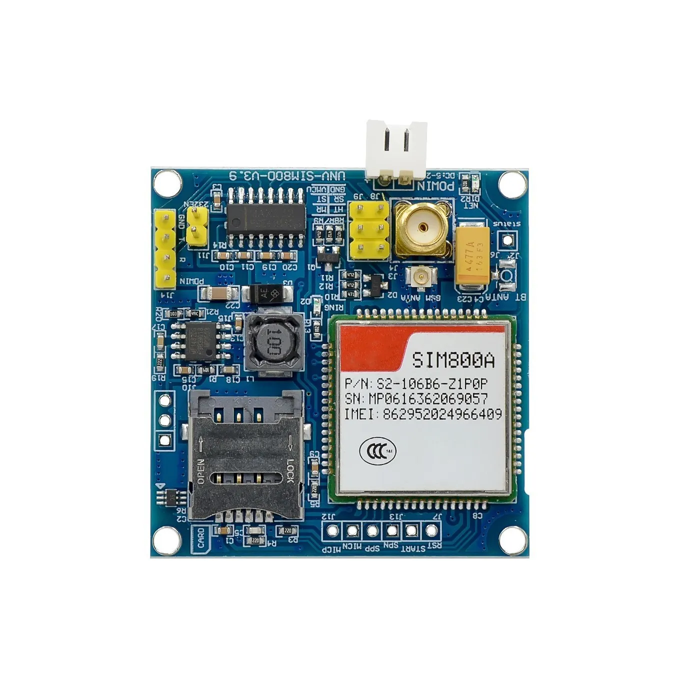 1PCS SIM800A Kit Wireless Extension Module GSM GPRS STM32 Board Antenna Tested Worldwide Store more than 900A