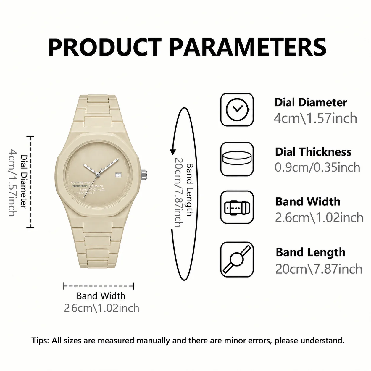 A sleek geometric shaped wristwatch with an atmosphere suitable for both casual dates and wrist accessories