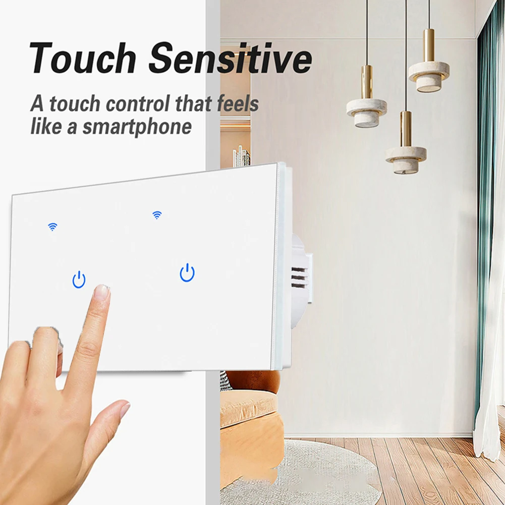 

Home Automation Switch Voice Control Switch Smart Home Lighting Hands-free Control For Tuya App For Smart Life App