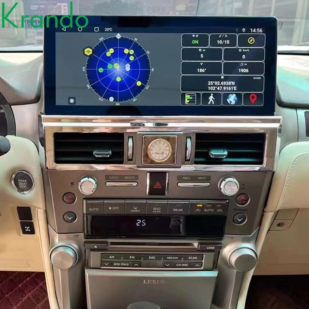 

Krando 12.3'' Car Navigation GPS For Lexus LX570 2016 - 2021 Android Auto Car Stereo Wireless Carplay Multimedia Player 4G WIFI