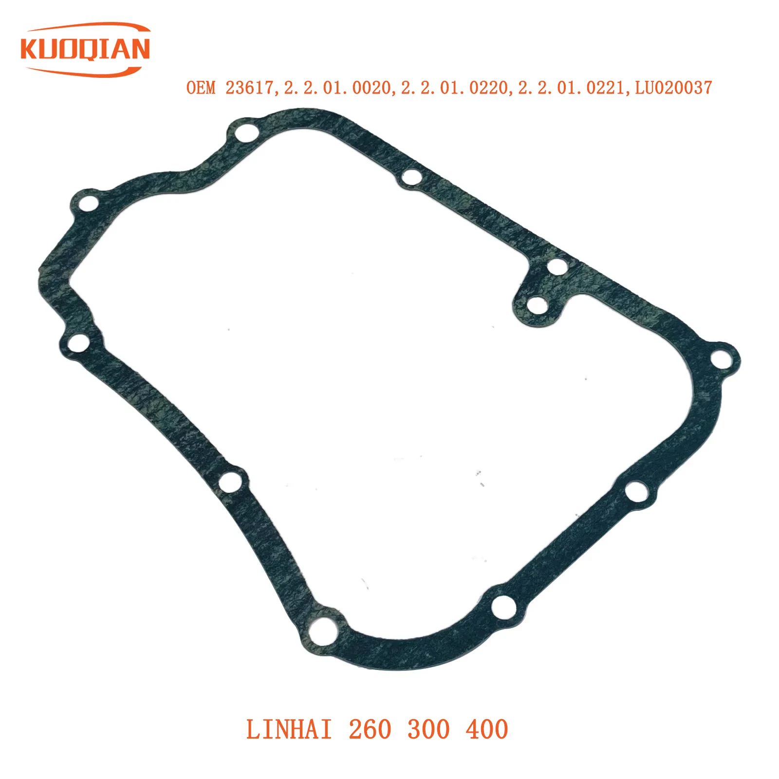 

Right Crankcase Cover Gasket For Linhai 260 ATV 300 ATV 400 400 CUV LINHAI Parts No. 23617