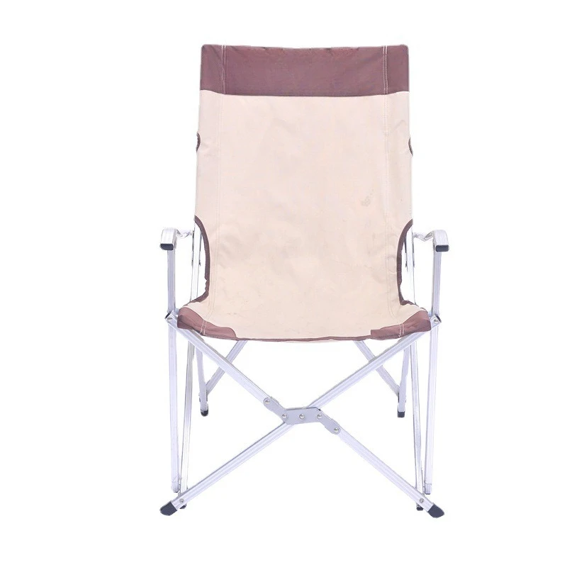 

Outdoor aluminum alloy folding camping barbecue arm rest back chair moon fishing sketch director beach chair