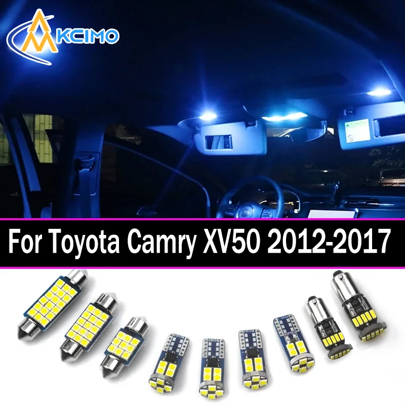 

Canbus Indoor Ceiling Bulbs For Toyota Camry XV50 2012 2013 2014 2015 2016 2017 Car LED Interior Map Trunk Light Kit