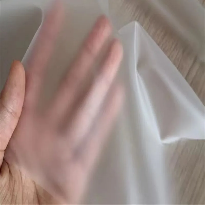 

Translucent TPU Frosted Fabric, Jelly Cloth, Soft And Elastic DIY Raincoat, Waterproof Cloth, Table Mat, Decorative Process