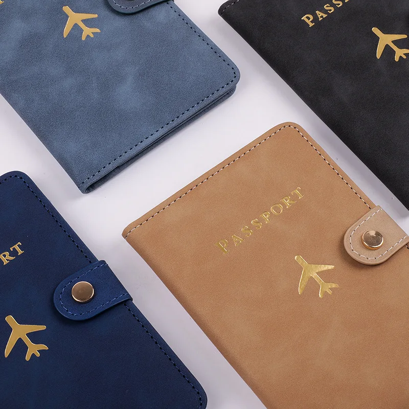 جديد بو حامل جواز السفر تذكرة جواز السفر يغطي جواز السفر الغطاء الواقي معرف حامل بطاقة الائتمان إكسسوارات السفر