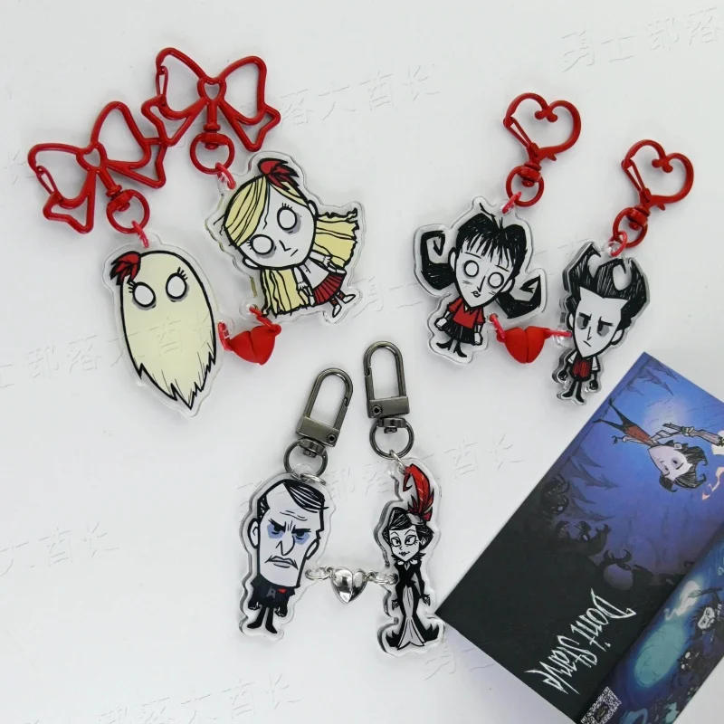 Llavero de dibujos animados Hot Dont Starve, Chester Cuddly, accesorio decorativo para mochila, regalo para amigos
