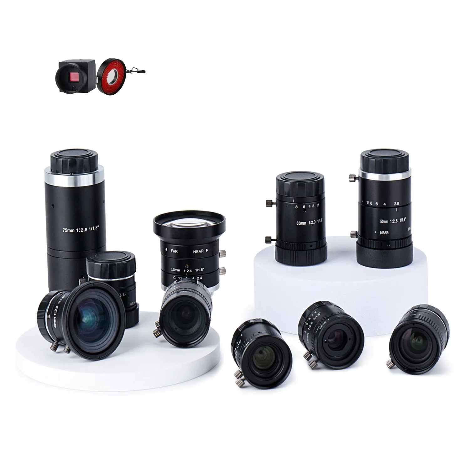 

Retro And Minimalist Simple Design 4mm-75mm Line Scan Lens HD-FA0820-5M Line Scan Industrial Lens