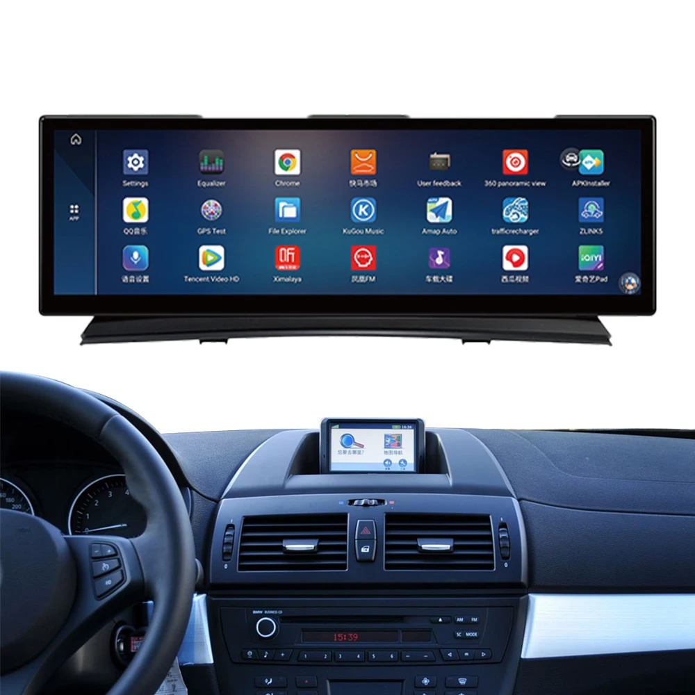 

14.9 Inch Android Car Screen Wireless Apple CarPlay Android Auto Car DVD Player For BMW X3 CCC E83 2005 - 2010