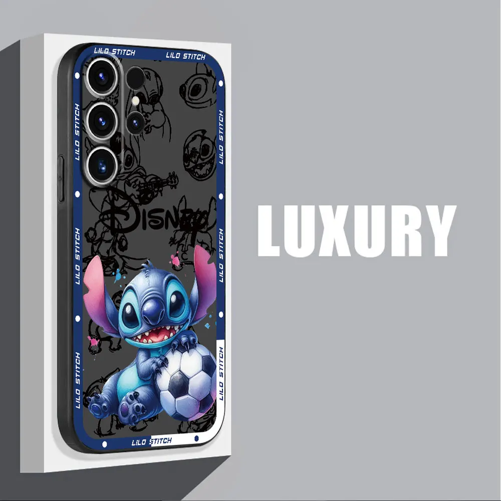 TPU Soft Case for Samsung Galaxy S24 Ultra S21 5G S22 Plus S23 Ultra S20 S21 FE S21 Disney Lilo & Stitch Coque Funda Cover