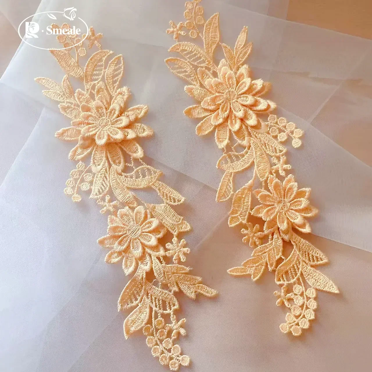 10pieces/lot Soluble Exquisite Lace flower DIY Bridaltiara Wedding Shoes Wedding Dress Decoration Materials RS803