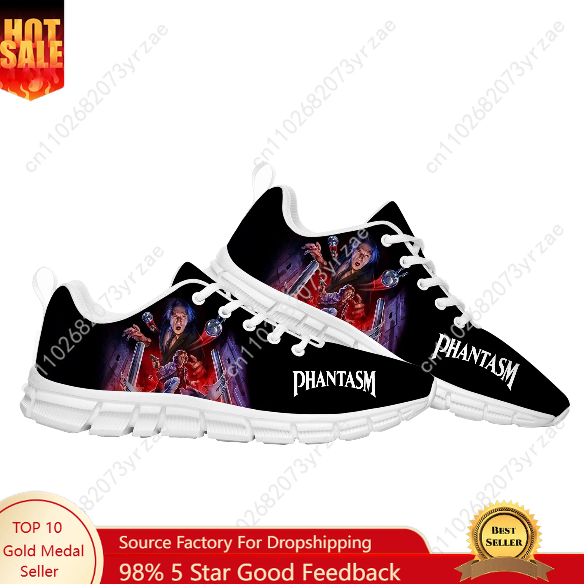 

Phantasm Sneakers Mens Womens Teenager Comfortable Sports Shoes High Quality Personalized Casual Pattern Print Custom Made Shoes