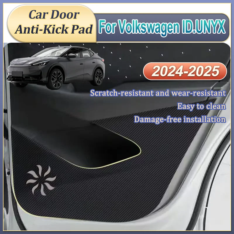 

Accessories For VW for Volkswagen ID.UNYX 2024 2025 Car Door Anti-Kick Pad Auto Interior Protection Sticker Anti Dirt Mat